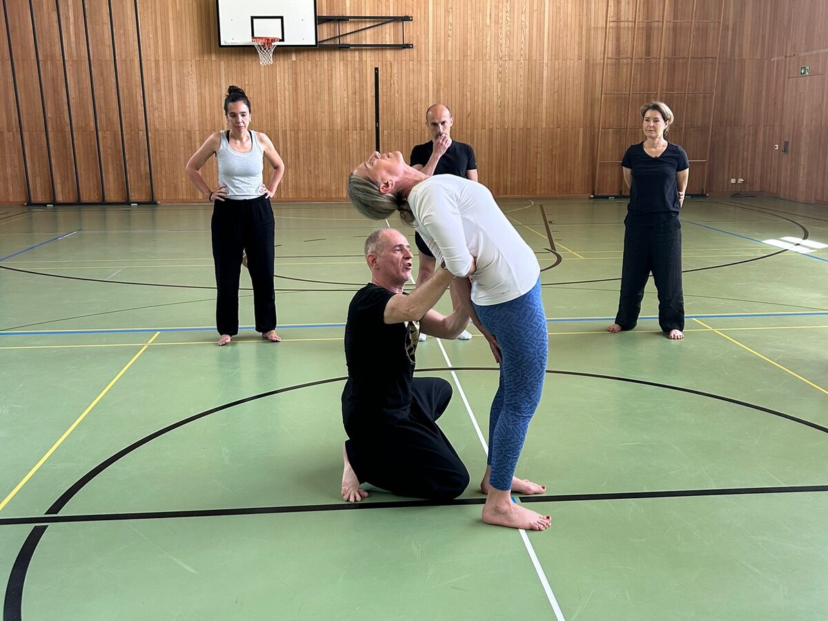 Una lezione del corso di Qi Gong con il Maestro Stefano Targa